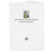 purple iris cards (Back)