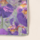Purple Iris Floral Pattern Scarf<br><div class="desc">This purple iris scarf will add a splash of color to our outfit. Wear it in style! Designed by world renowned artist ©Tim Coffey.</div>