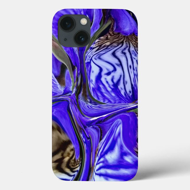 Purple Iris Flower Case-Mate iPhone Case (Back)