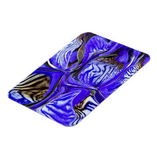 Purple Iris Flower Flexible Magnet