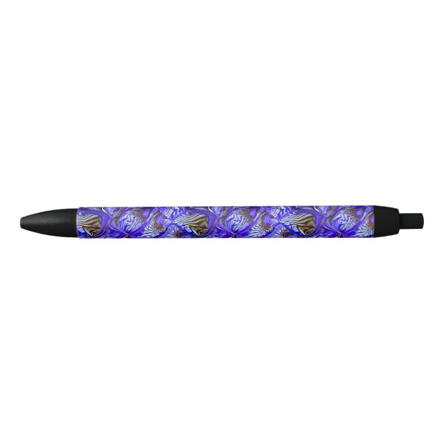 Purple Iris Flower / Slanted / Tiled / Pen (Front)