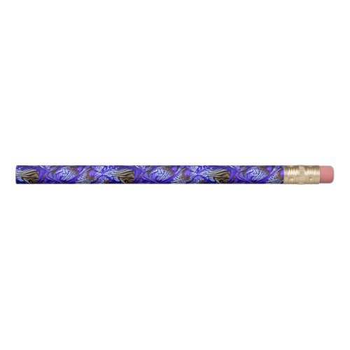 Purple Iris Flower  Slanted  Tiled  Pencil