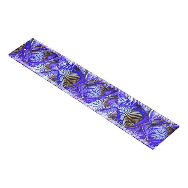 Purple Iris Flower / Slanted / Tiled / Ruler (Angled)