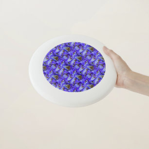 Purple Iris Flower / Slanted / Tiled / Wham-O Frisbee