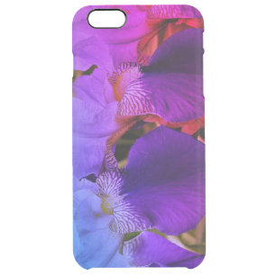 Purple  Iris Flowers Photo Case