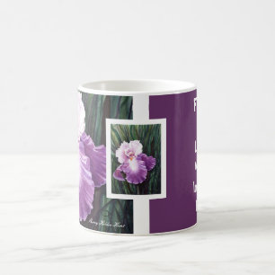 Purple Iris Friendship Mug