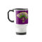 Purple Iris Japanese Fan Design Travel Mug(purple)