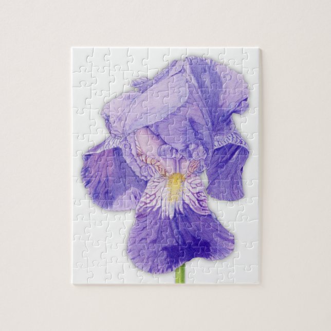 Purple Iris Jigsaw Puzzle (Vertical)