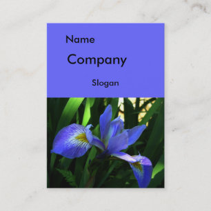 Purple Iris Large Business Card