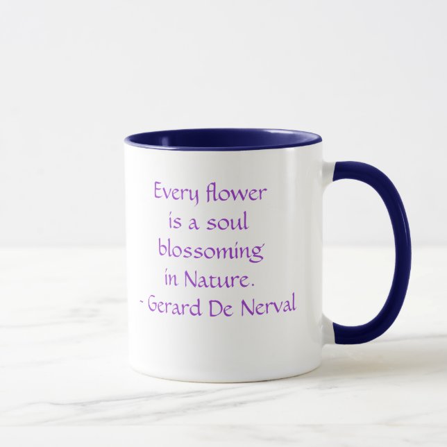 Purple Iris Mug (Right)