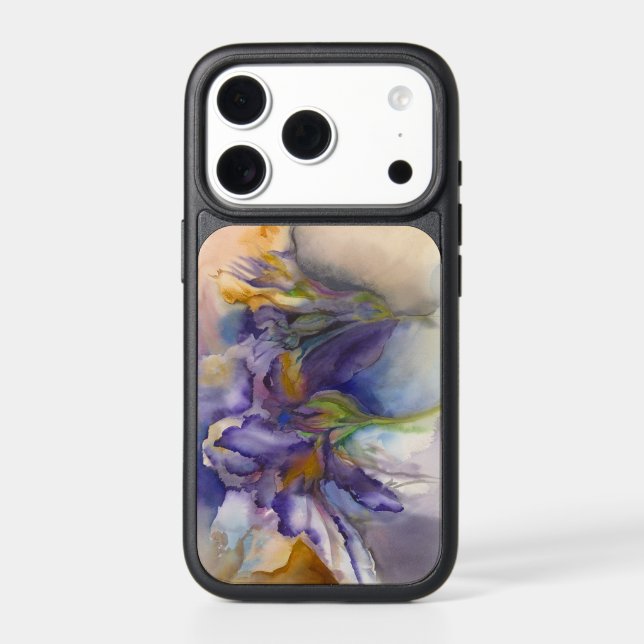 Purple Iris  Otterbox iPhone Case (Back)