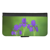 Purple Iris Painting - Original Flower Art