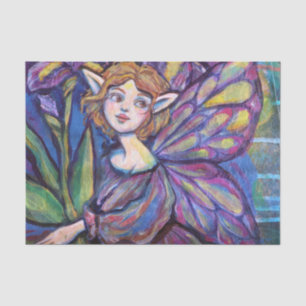 Purple Iris Pixie Girl                             Tissue Paper