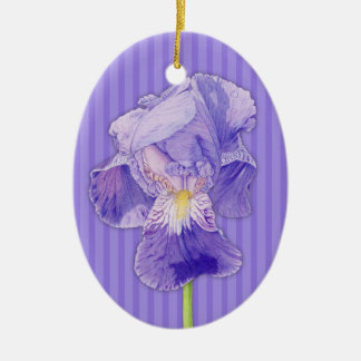Purple Iris purple Ornament