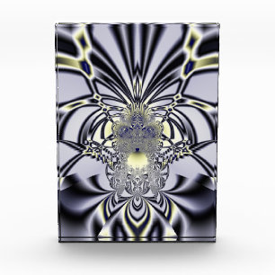 Purple Iris Sacred Geometry Fractal Art Award