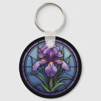 Purple Iris Stained Glass