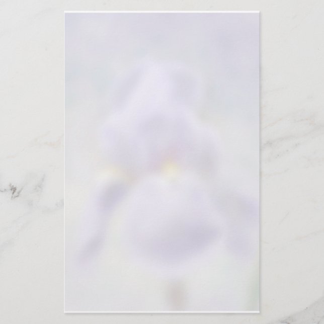 Purple iris Stationery (Front)