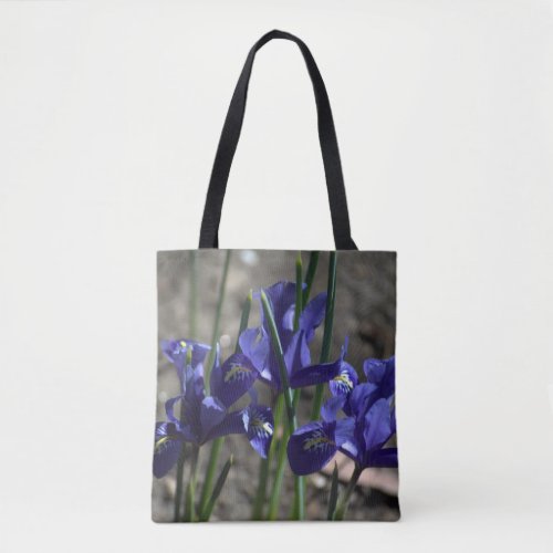 Purple Iris Tote Bag