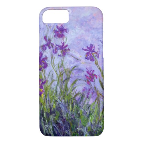 Purple Irises Floral Claude Monet iPhone 87 Case