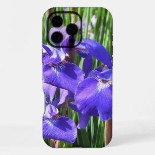 Purple Irises Floral iPhone 16 Pro Max Case
