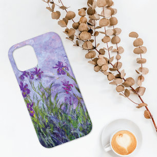 Purple Irises Floral Landscape Claude Monet iPhone 12 Case