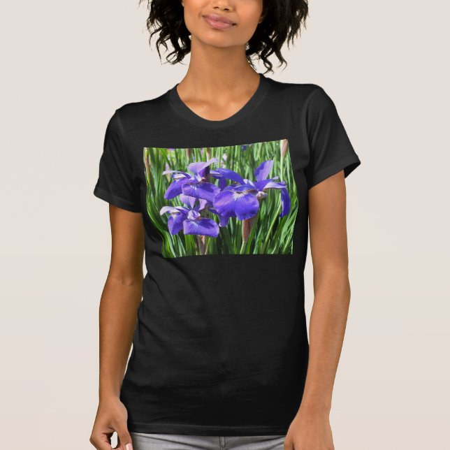 Purple Irises Shirt (Front)