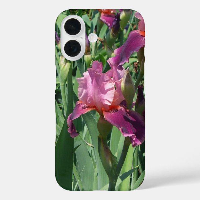 Purple Irises Spring Floral Case-Mate iPhone Case (Back)