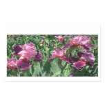 Purple Irises Spring Floral Rectangular Sticker