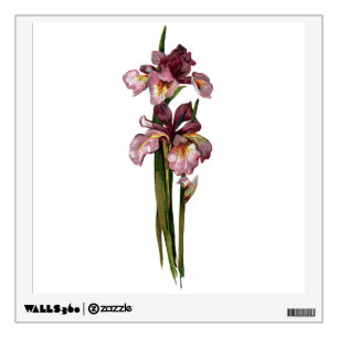 Purple Irises Wall Decal