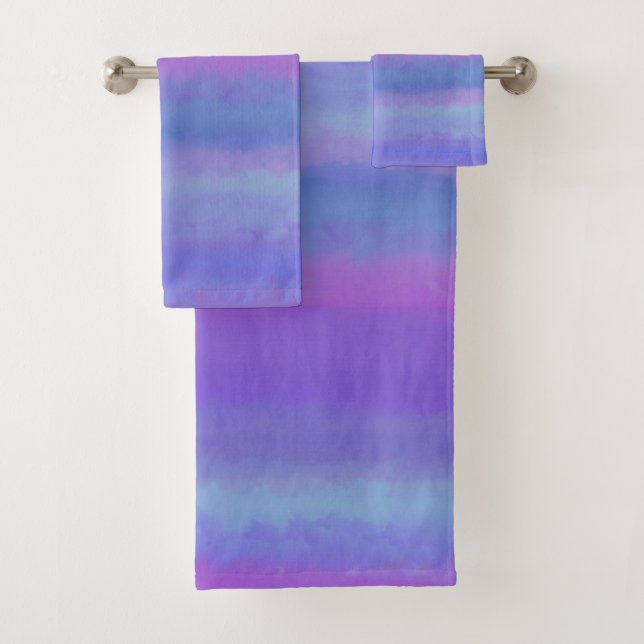 Purple Is My Favorite Color Bath Towel Set (Insitu)
