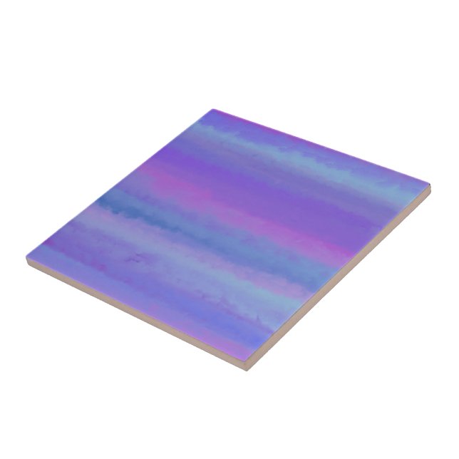 Purple Is My Favorite Color Ceramic Tile (Side)