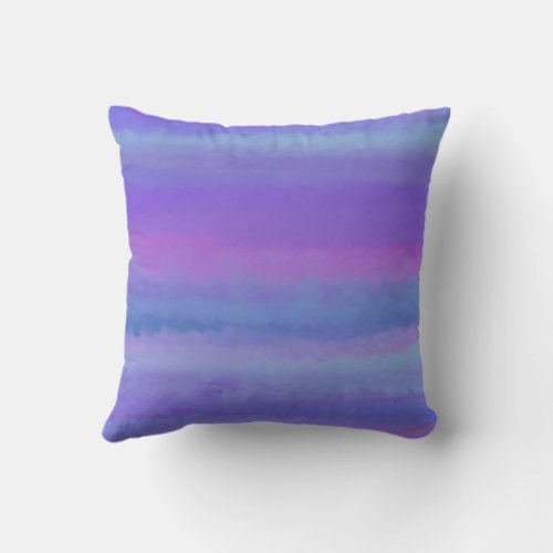 Purple Is My Favorite Color Throw Pillow