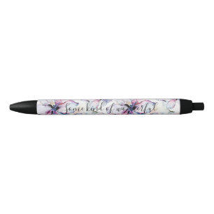Purple Island Flowers Pen