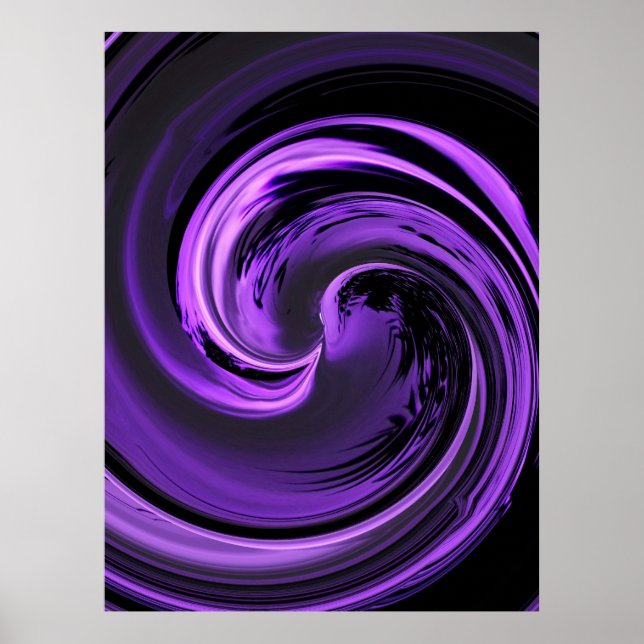 Purple Island Wave Poster (Front)
