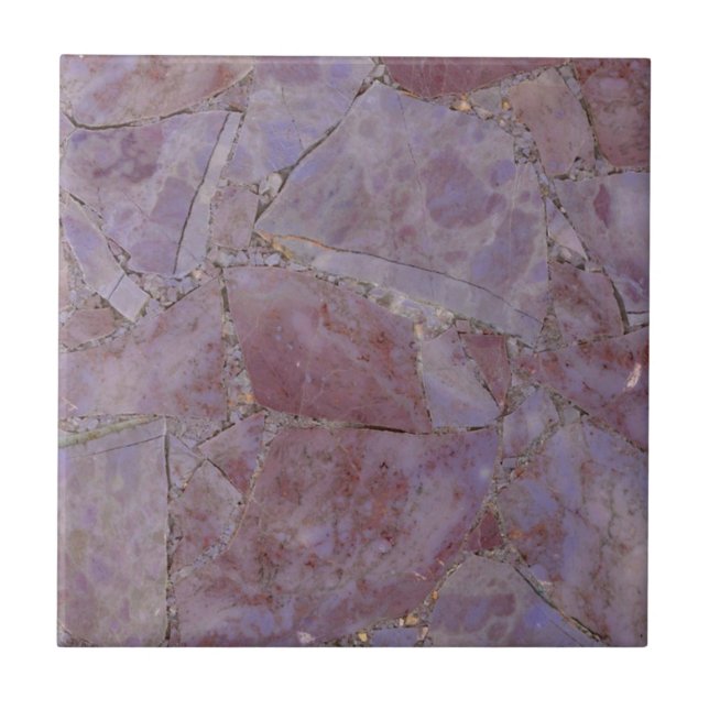 Purple Jade Quartz Print Backsplash Tile (Front)