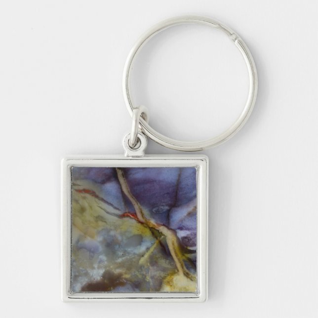 Purple Jasper Keychain (Front)