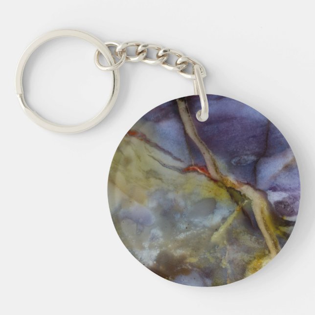 Purple Jasper Keychain (Front)