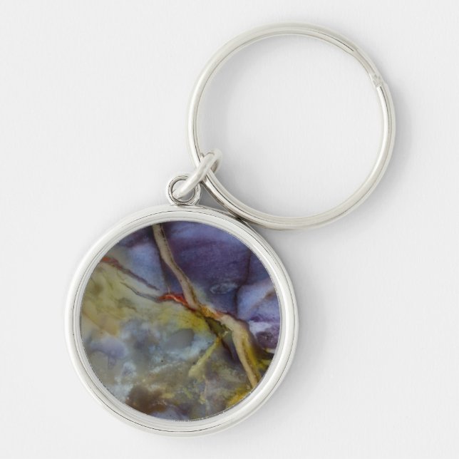 Purple Jasper Keychain (Front)