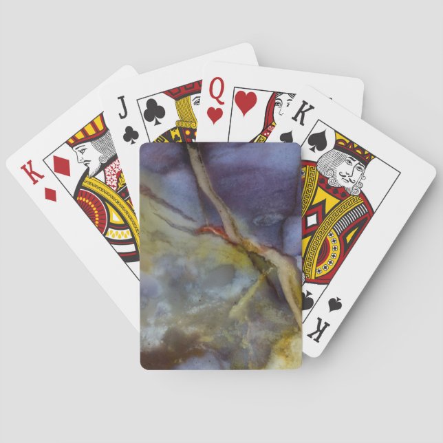 Purple Jasper Poker Cards (Back)