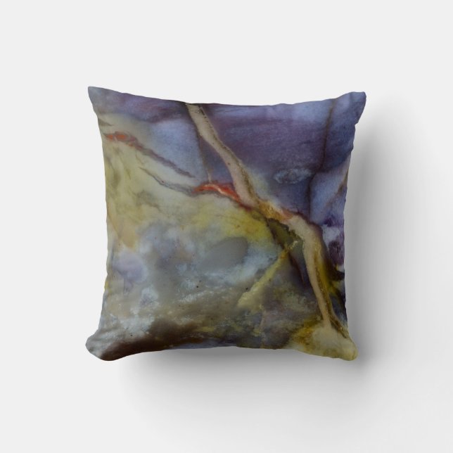 Purple Jasper Throw Pillow (Front)