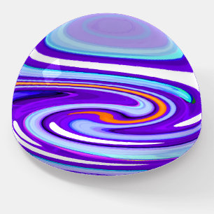 Purple jewel paperweight