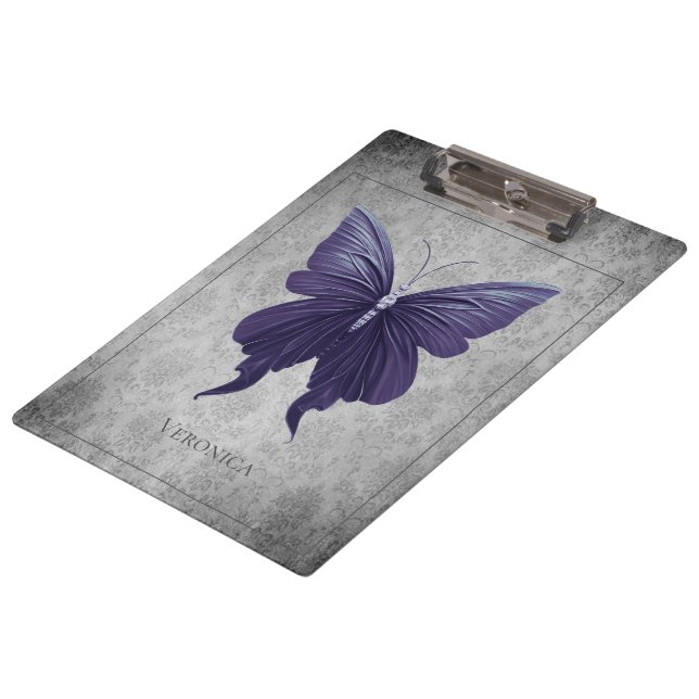 Purple Jeweled Dragonfly Clipboard (Angled)