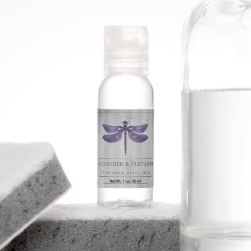 Purple Jeweled Dragonfly Hand Sanitizer