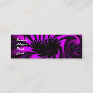 Purple Jungle Mini Business Card