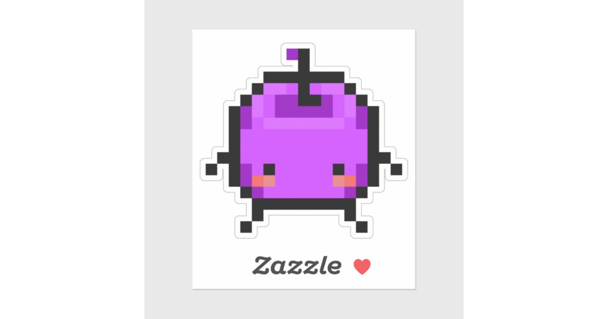 Purple Junimo Stardew Valley Sticker | Zazzle