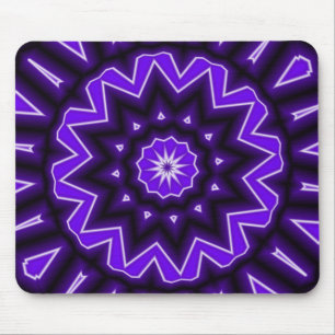 Purple Kaledoscope Mouse Pad