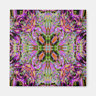 Purple Kaleidoscope Magnets