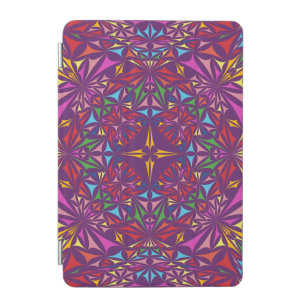 Purple Kaleidoscope Ornate Pattern iPad Mini Cover