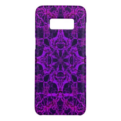 Purple kaleidoscope pattern Case-Mate samsung galaxy s8 case