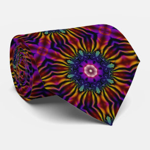 Purple Kaleidoscope Tie